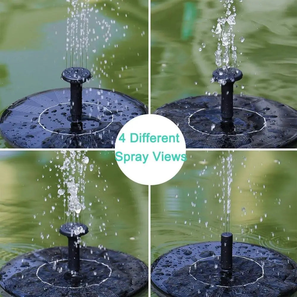 New Upgraded Mini R Powered Free Standing R Panel Kit Water Fountain or Garden, Pond, Pool, and Outdoor