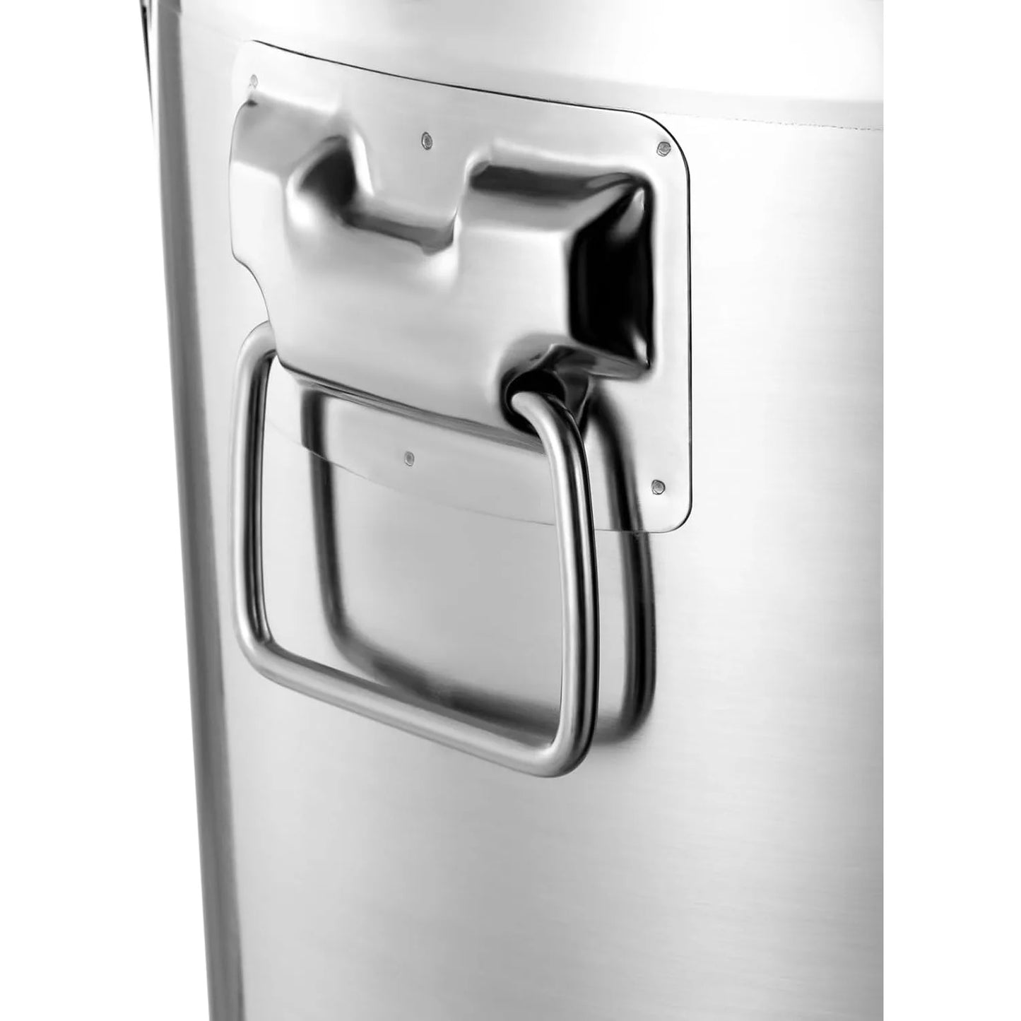 48L 304 Stainless Steel Rice Storage Container,Extra Large Food Grade Canister,40-90Lbs Sealed Rice Bucket with Airtight Lid and Locking Buckle,for Rice, Flour, Grain