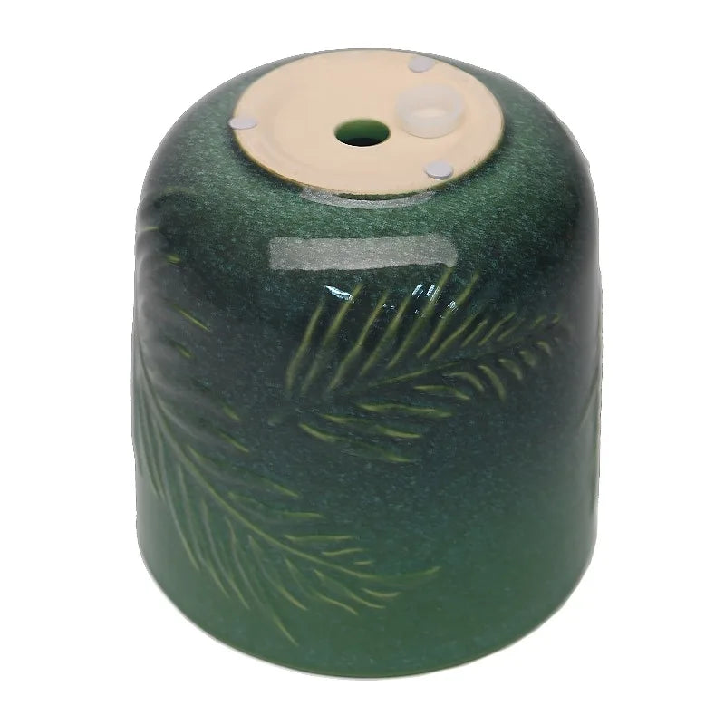 Ceramic Planter With Botanical Design For Indoor And Outdoor