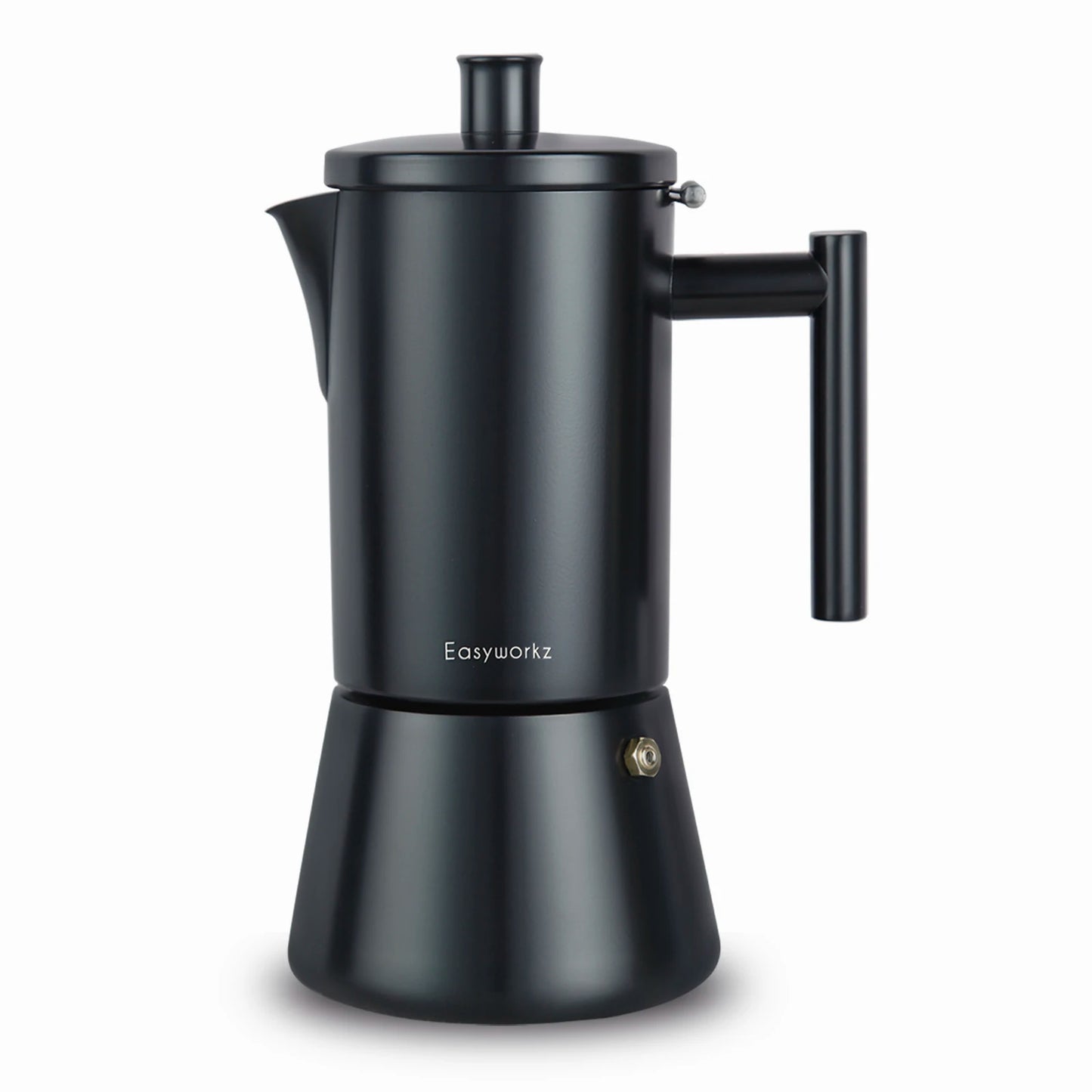 Easyworkz Stovetop Espresso Maker Moka Pot Stainless Steel Induction