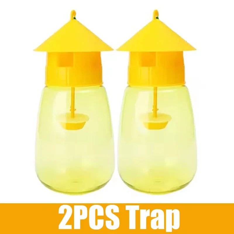 5-1PCS Wasp Traps Waterproof Hanging Hornets Trap for Indoor Outdoor Reusable Garden Fruit Flower Fly Catcher Pest Control Tool