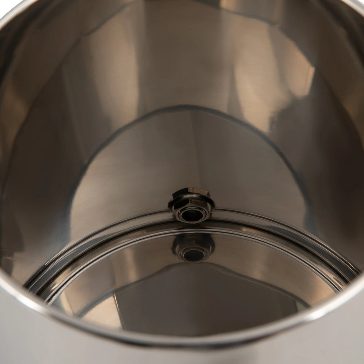 Stainless Steel Hot Beverage Dispenser – Fuel Tray Heating – Electrolytic Polished – Tripod Base – 10.63"x10.63"x22.05" – for Coffee Tea Milk Party Hotel – Silver Gold