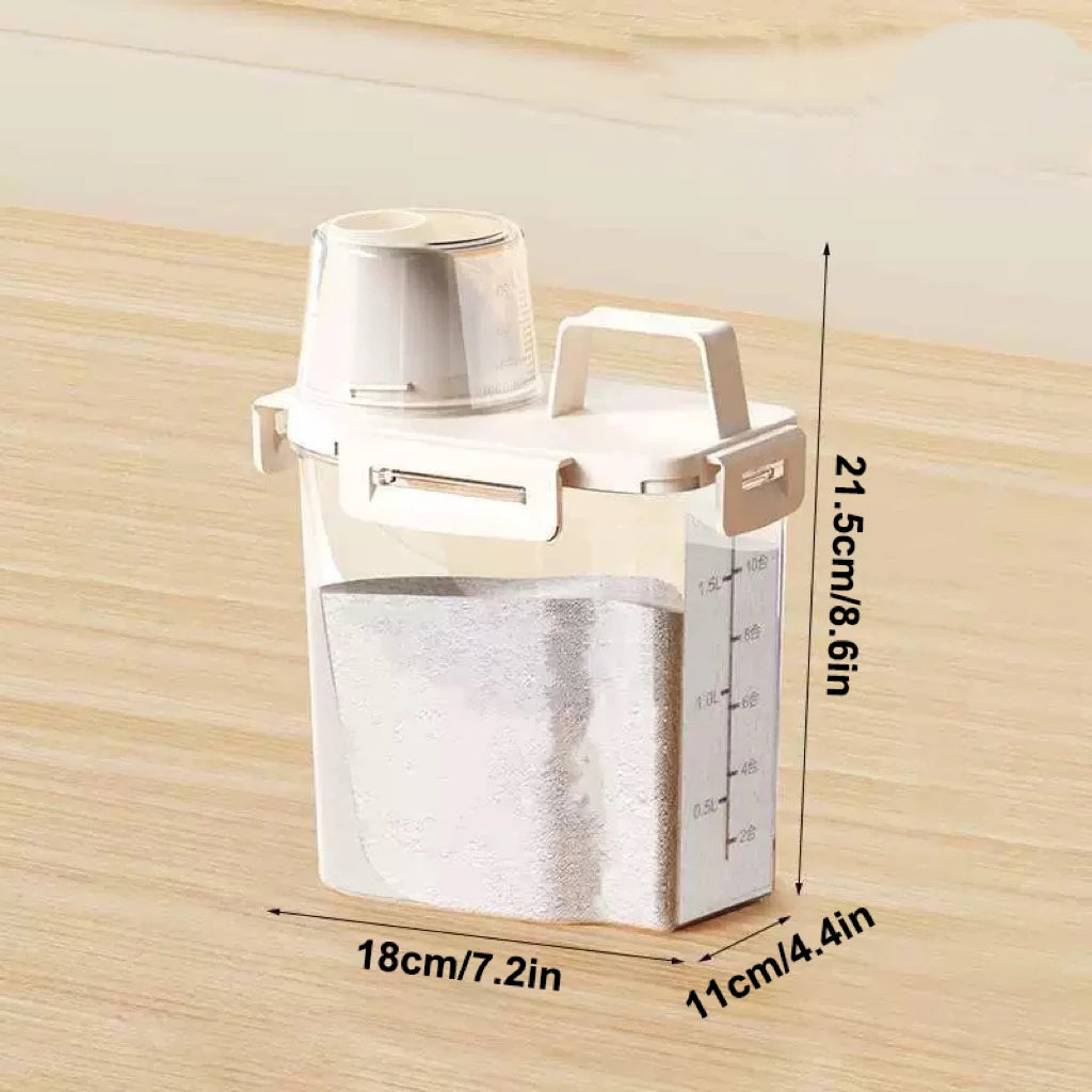 Sealed Plastic Storage Container With Lid For Grains And Rice