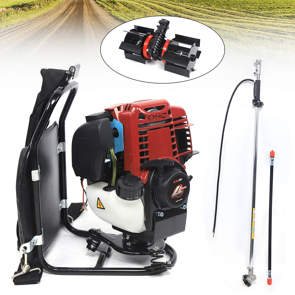 Backpack Cultivator Tiller 4-Stroke Gasoline Engine