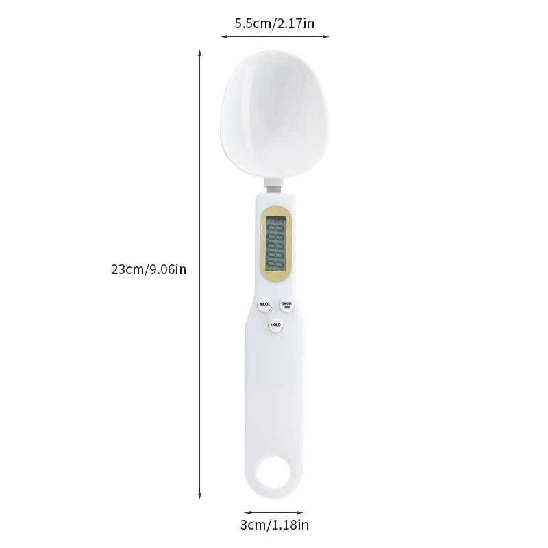 Digital Kitchen Scale With LCD Display For Scoop Weighing