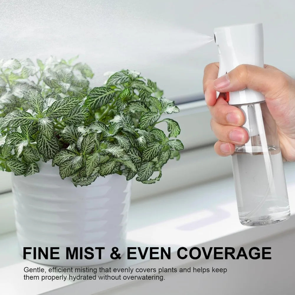 Continuous Spray Bottle for Hair – Fine Mist Water Mister, Empty Spray Bottles, Recycled Hair Misting Sprayer for Styling, Cleaning, Plants, Barbers, Salons & More – 2pk 6.1 OZ