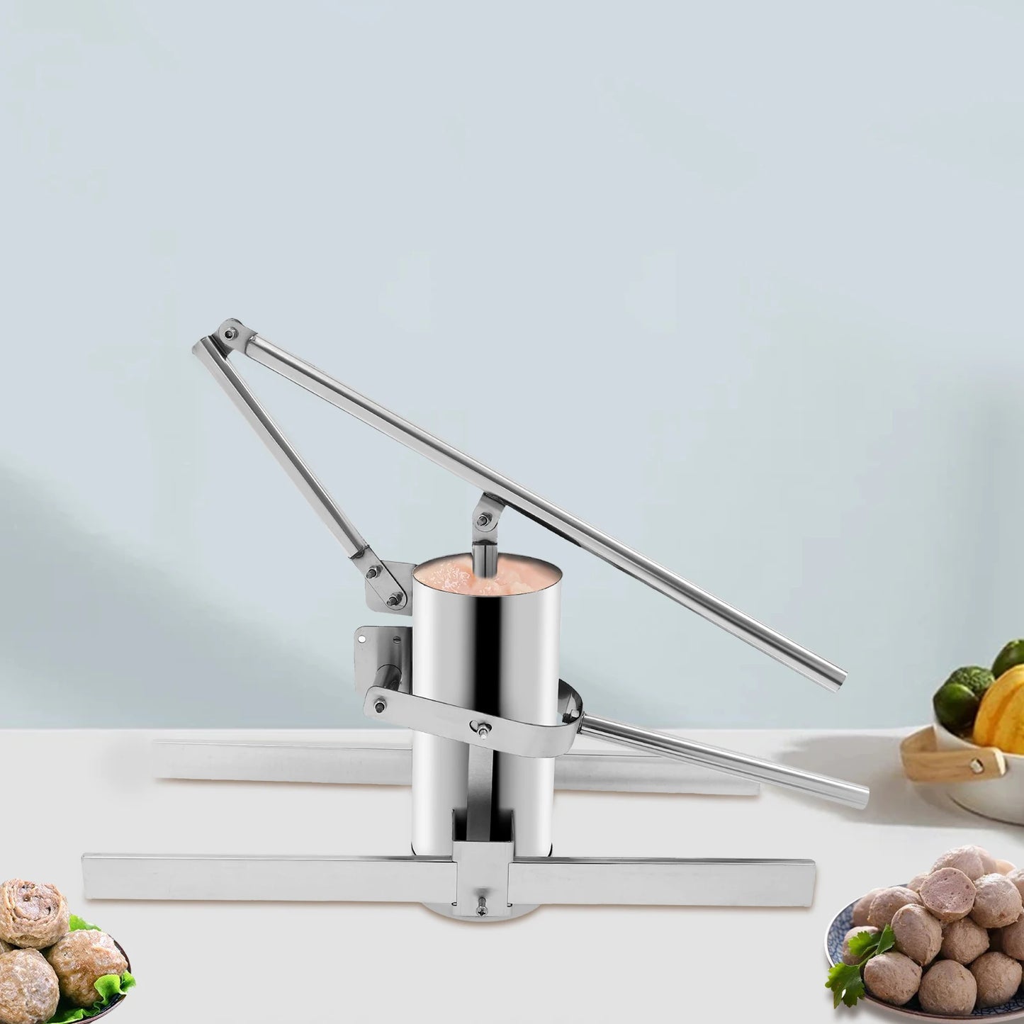 Rice-Meat Dumplings Processing and Forming Machine, Commercial Household Manual Stainless Steel Rice-Meat Dumplings Machine