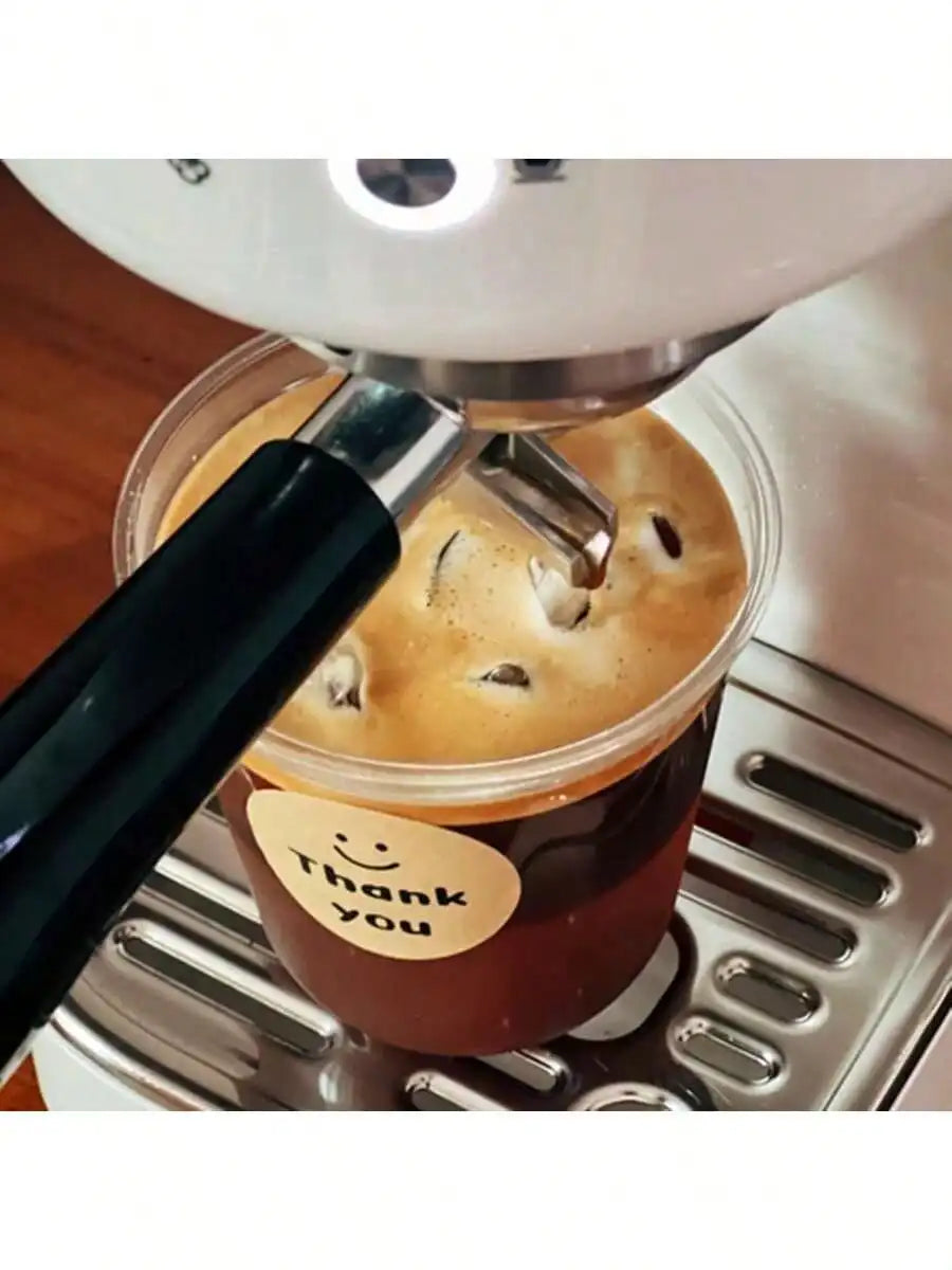 Clear PET Iced Coffee Cups With Strawless Sip Lids