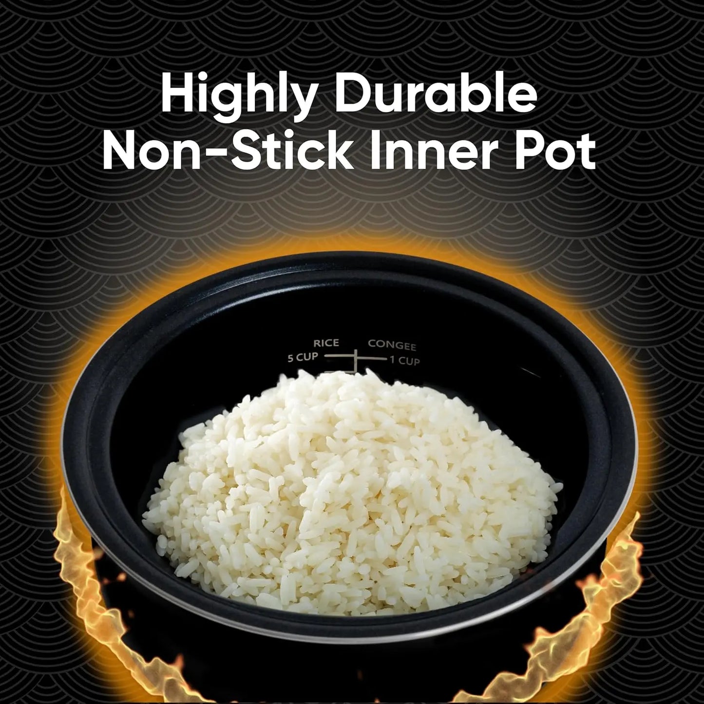 Induction Heating Rice Cooker Steamer Warmer Japan Style