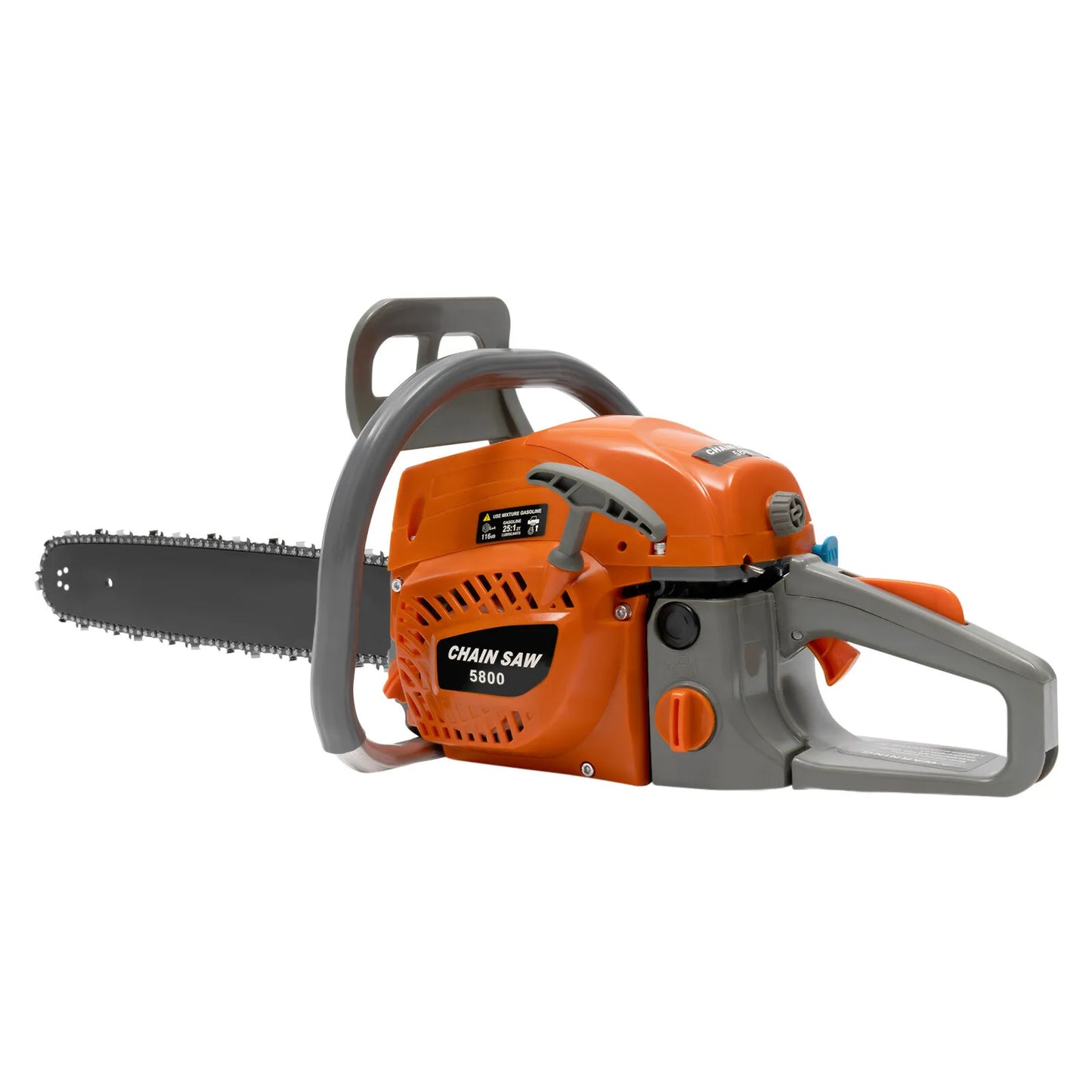 Gas Powered Chainsaw For Wood Cutting And Outdoor Use