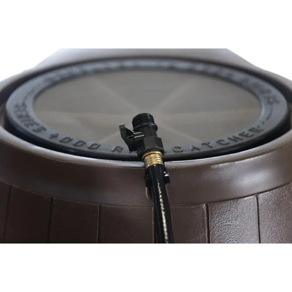 Raincatcher 4000 Flat Back Rain Barrel With Side Spigots