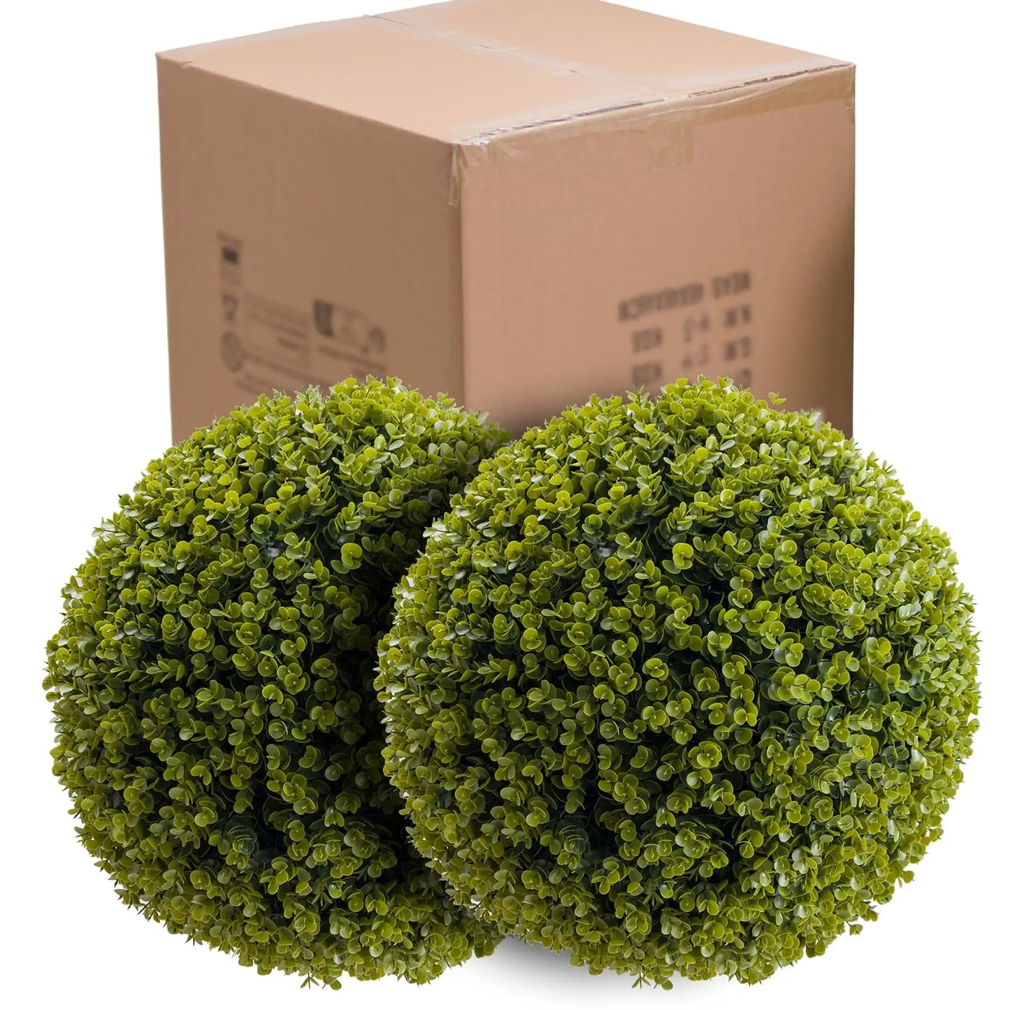 StudysetCN Artificial Outdoor Topiary Balls Set Of 2