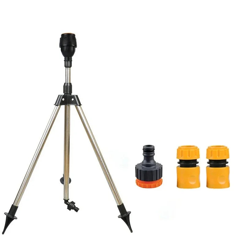 360 Degree Tripod Sprinkler Automatic Rotating Lawn Watering System