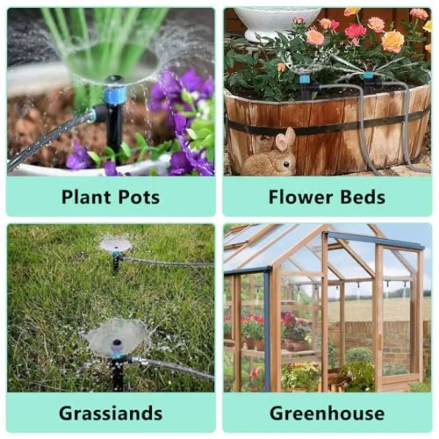 Drip Irrigation System Quick Connect Automatic Garden Watering Misting