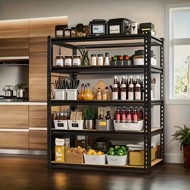 Heavy Duty Metal Storage Rack With Adjustable Shelves