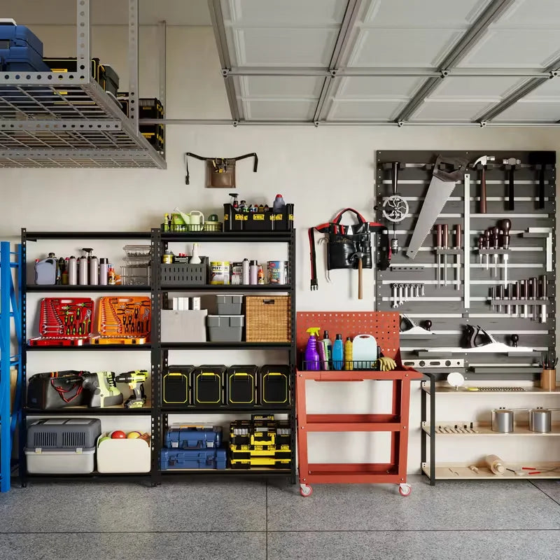 Heavy Duty Metal Storage Rack With Adjustable Shelves