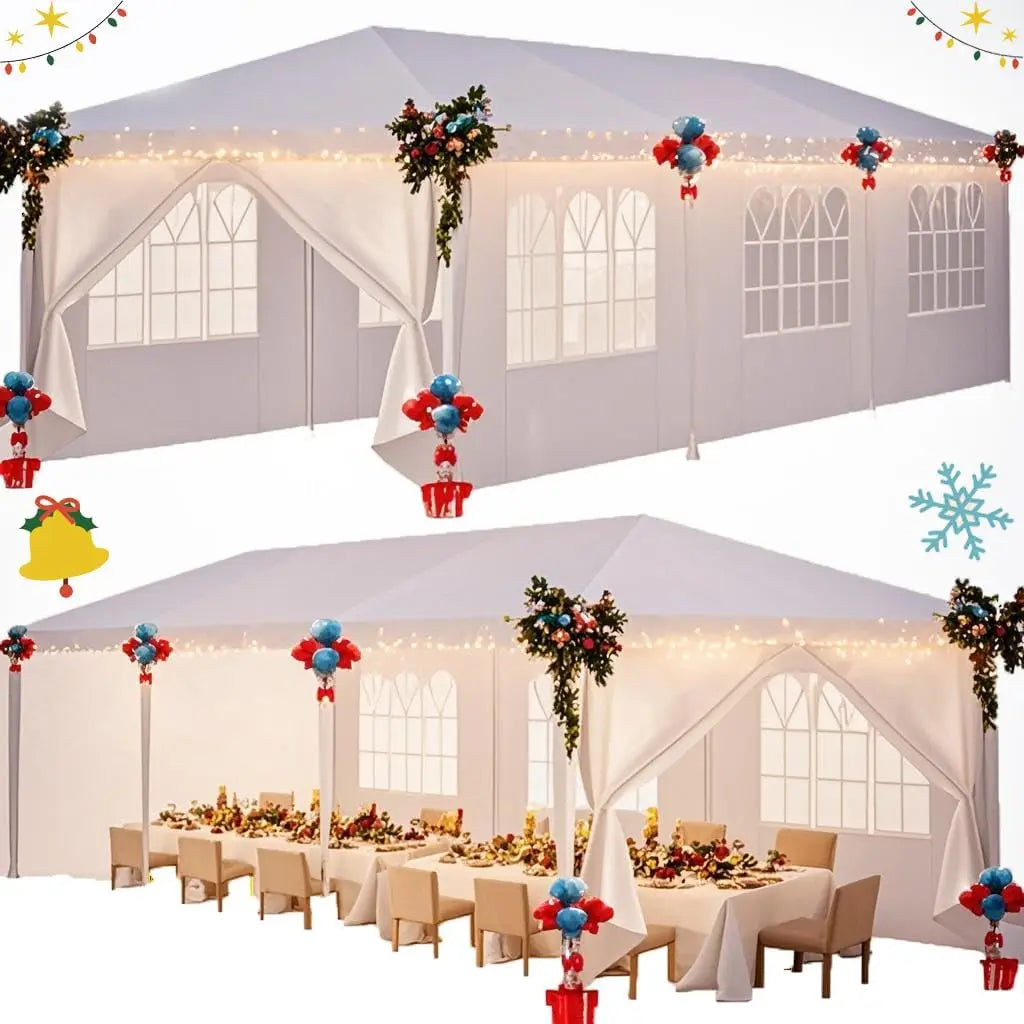 TooluckCN Outdoor Party Tent Canopy With Removable Sidewalls