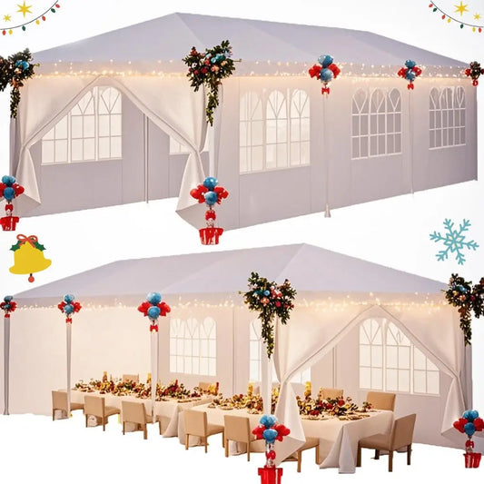 TooluckCN Outdoor Party Tent Canopy With Removable Sidewalls