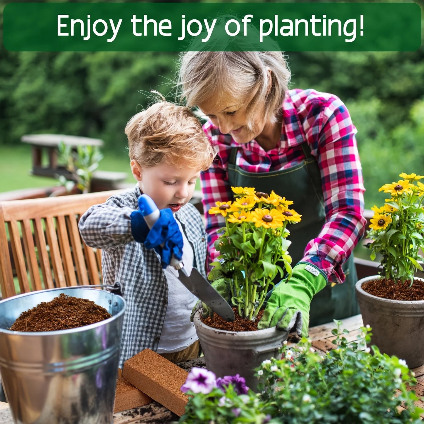 12-Pack Coco Coir Brick for Plants Premium Organic Gardening