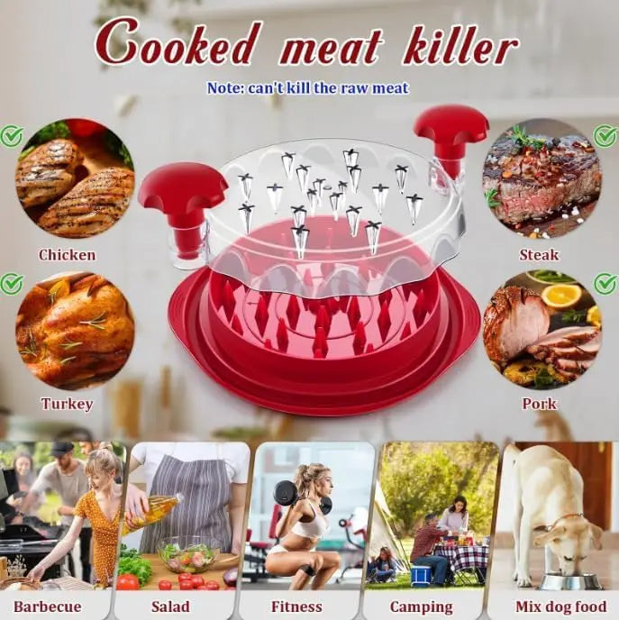 Chicken Shredder Large Chicken Breast Shredder Tool Twist With Anti-Slip Strip, Ergonomic Handle, Meat Shredder Tool Chicken Shr