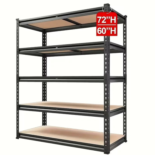 Heavy Duty Metal Storage Rack With Adjustable Shelves