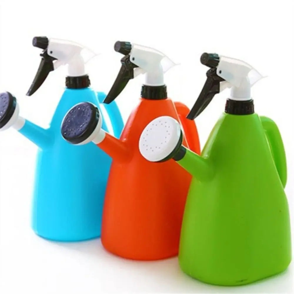 Plastic Watering Can Pot With Adjustable Spray For Garden Plants