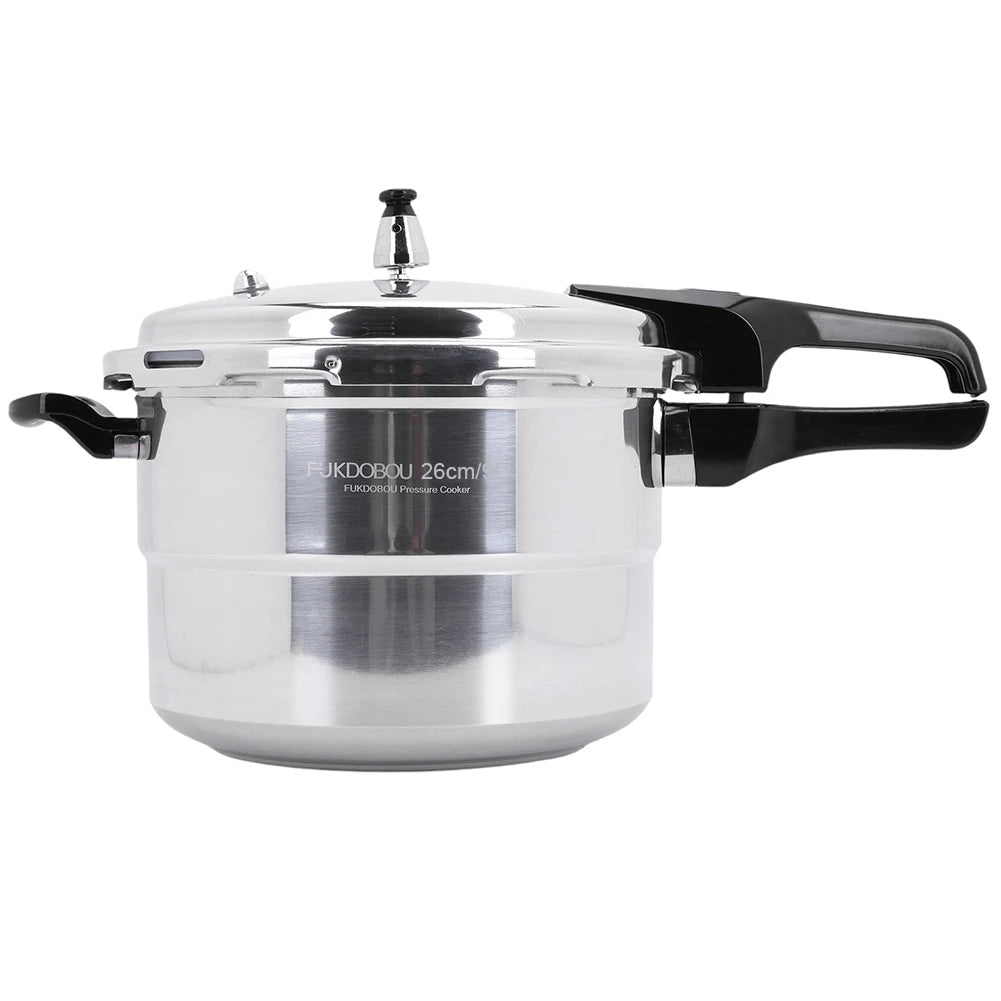 Aluminum Pressure Cooker with Steaming Plate Aluminum Alloy Pressure Cooker Small Pressure Cooker for Gas Stove Induction Cooker
