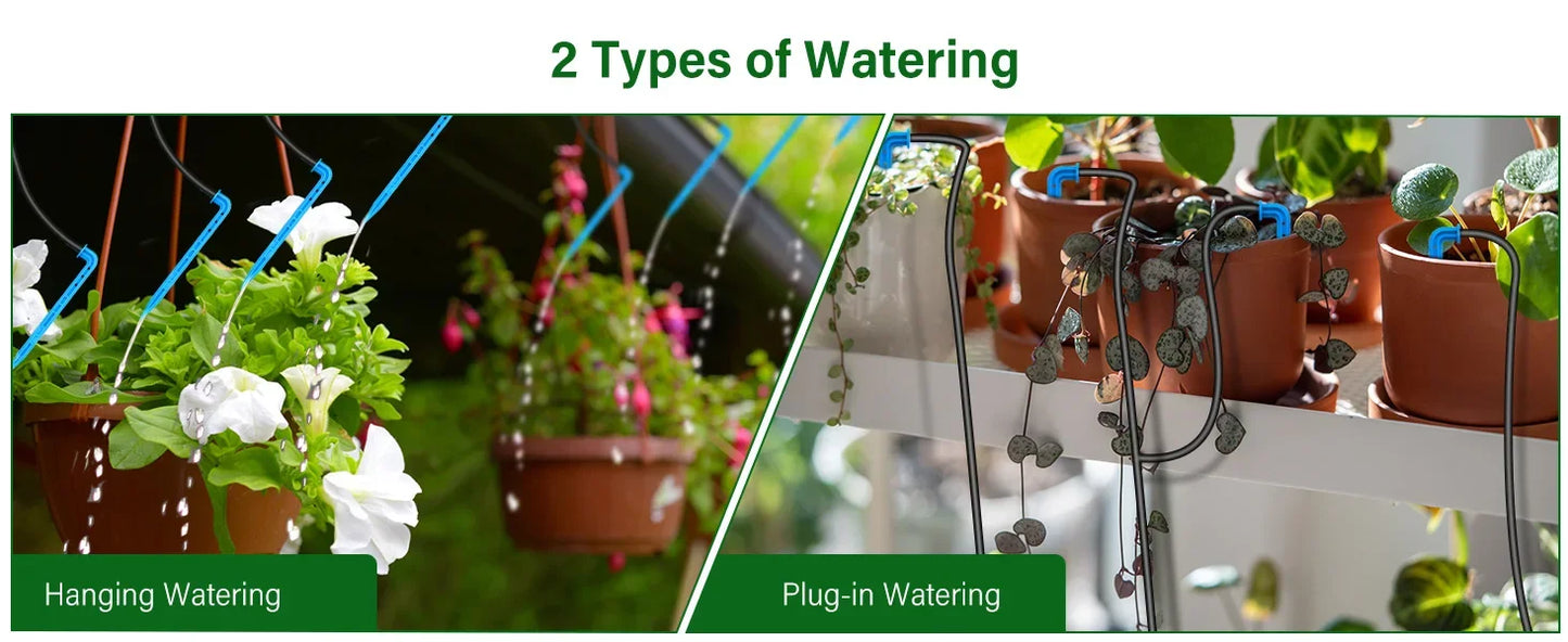 Solar Garden Irrigation System for Balcony with Automatic Drip Kit