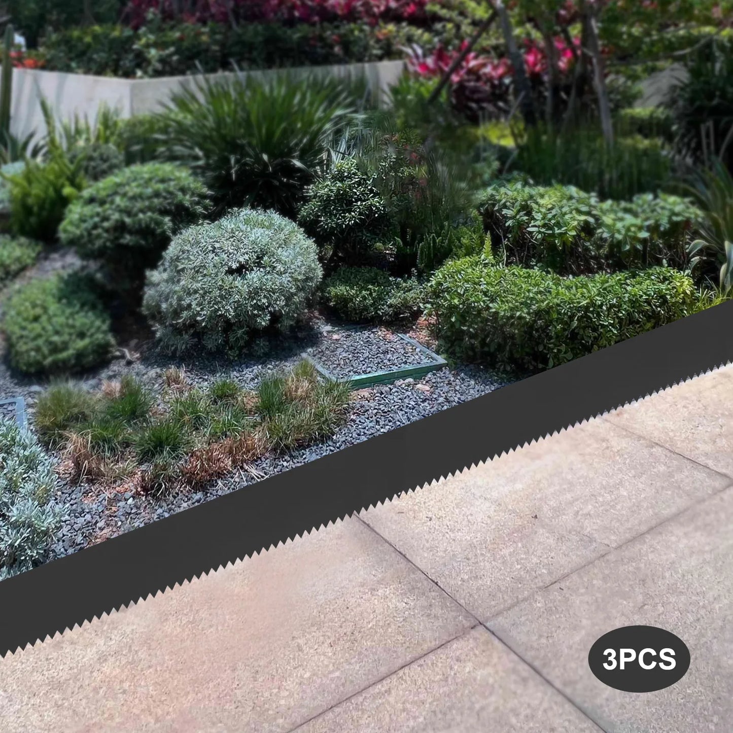 EcoBorder Steel Landscape Edging 3 Pack For Lawn And Garden