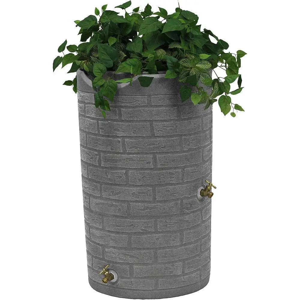 50 Gallon Light Granite Rainwater Collection Barrel