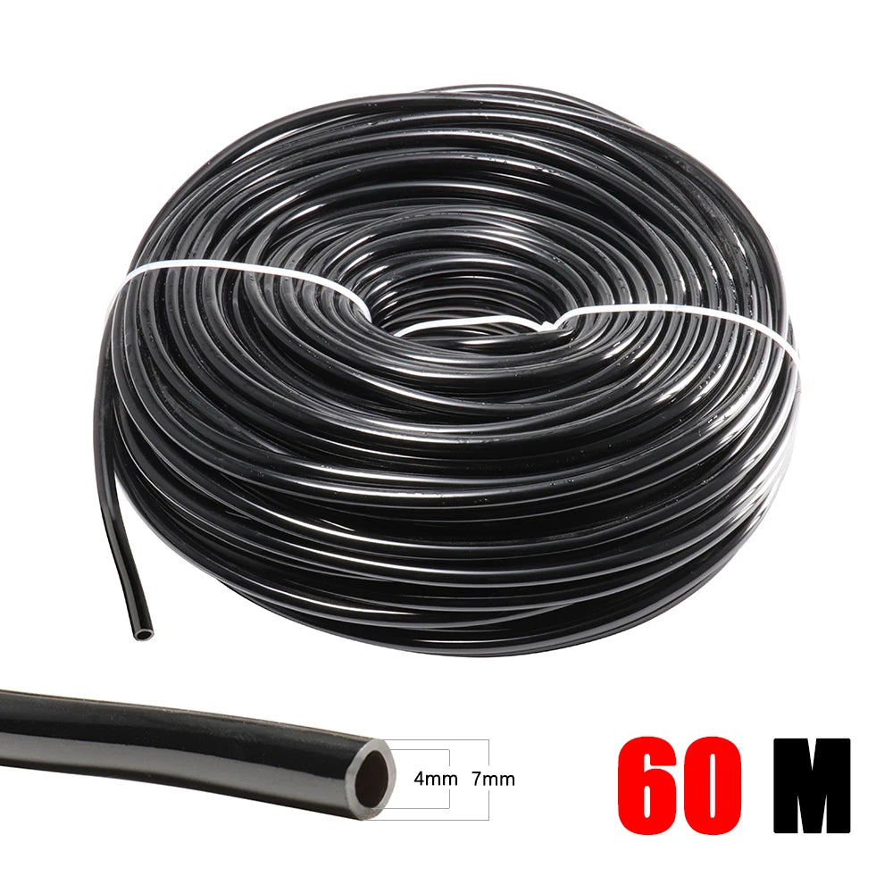 PVC Micro Irrigation Hose And Tubing Kit For Garden Greenhouse Bonsai 4 To 7 Mm