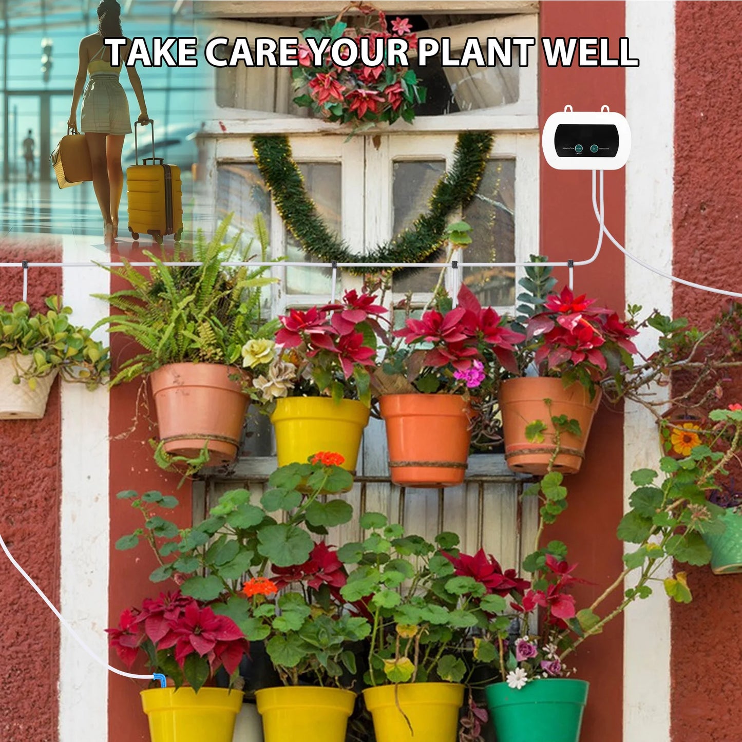 KKMOON Smart Self Watering System Timer For Indoor Garden