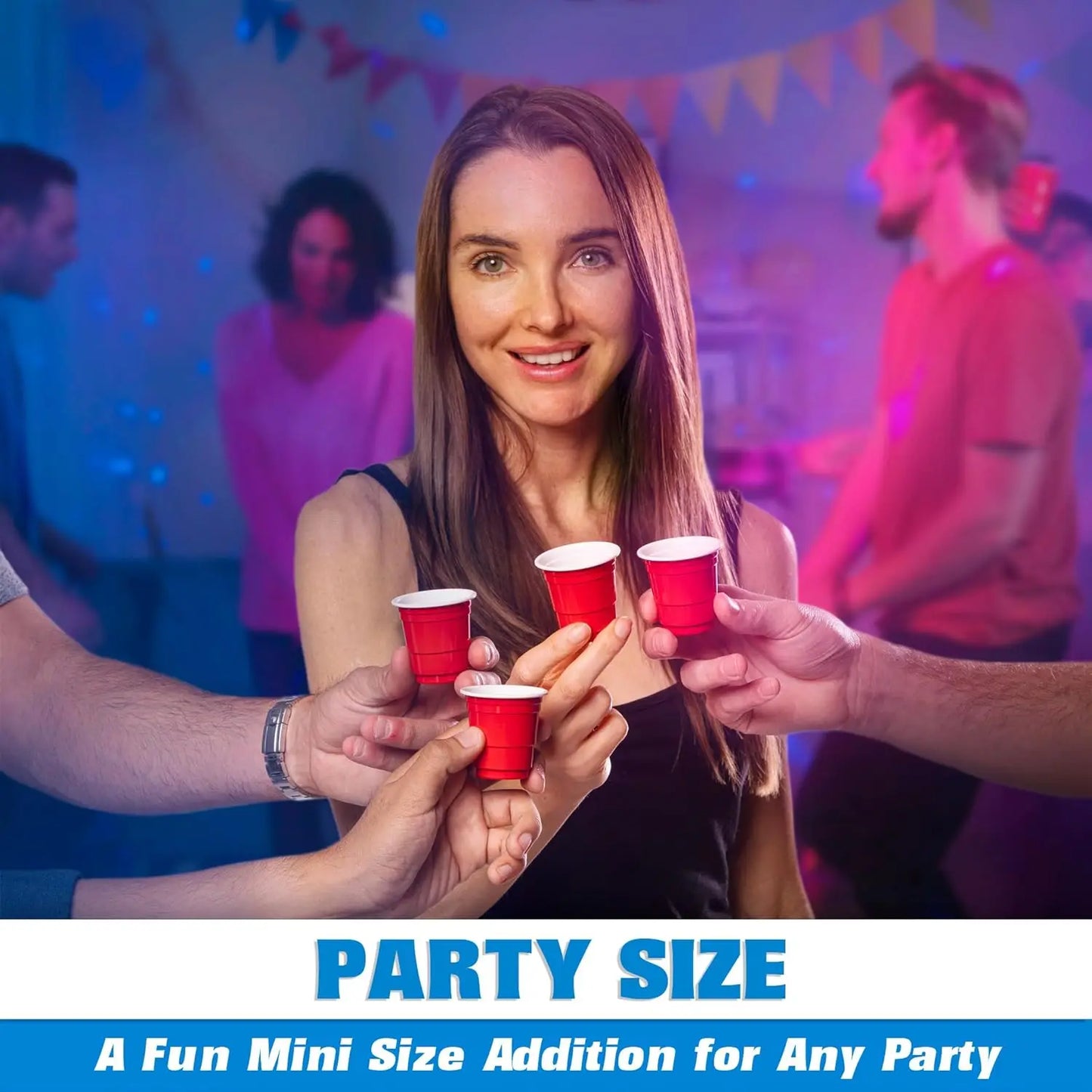 Disposable Plastic Shot Cups 200 Pack For Parties And Events