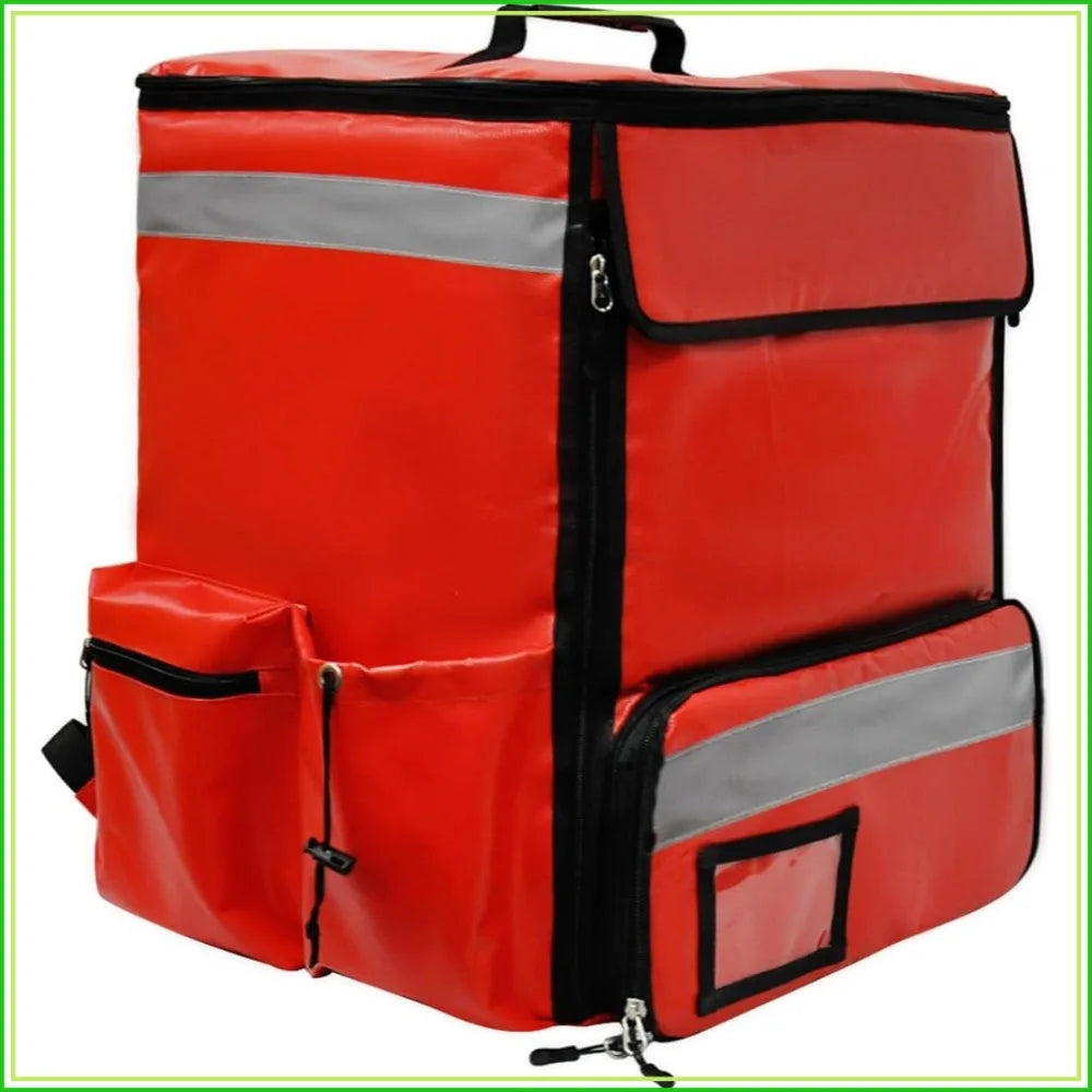 Insulated Food Delivery Backpack Expandable With Cup Holders Waterproof
