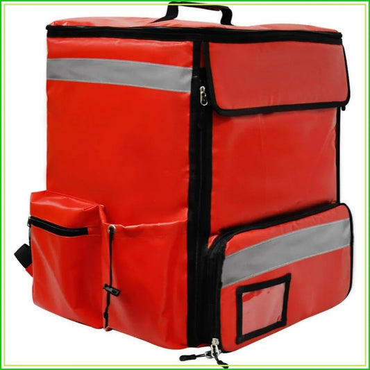 Insulated Food Delivery Backpack Expandable With Cup Holders Waterproof