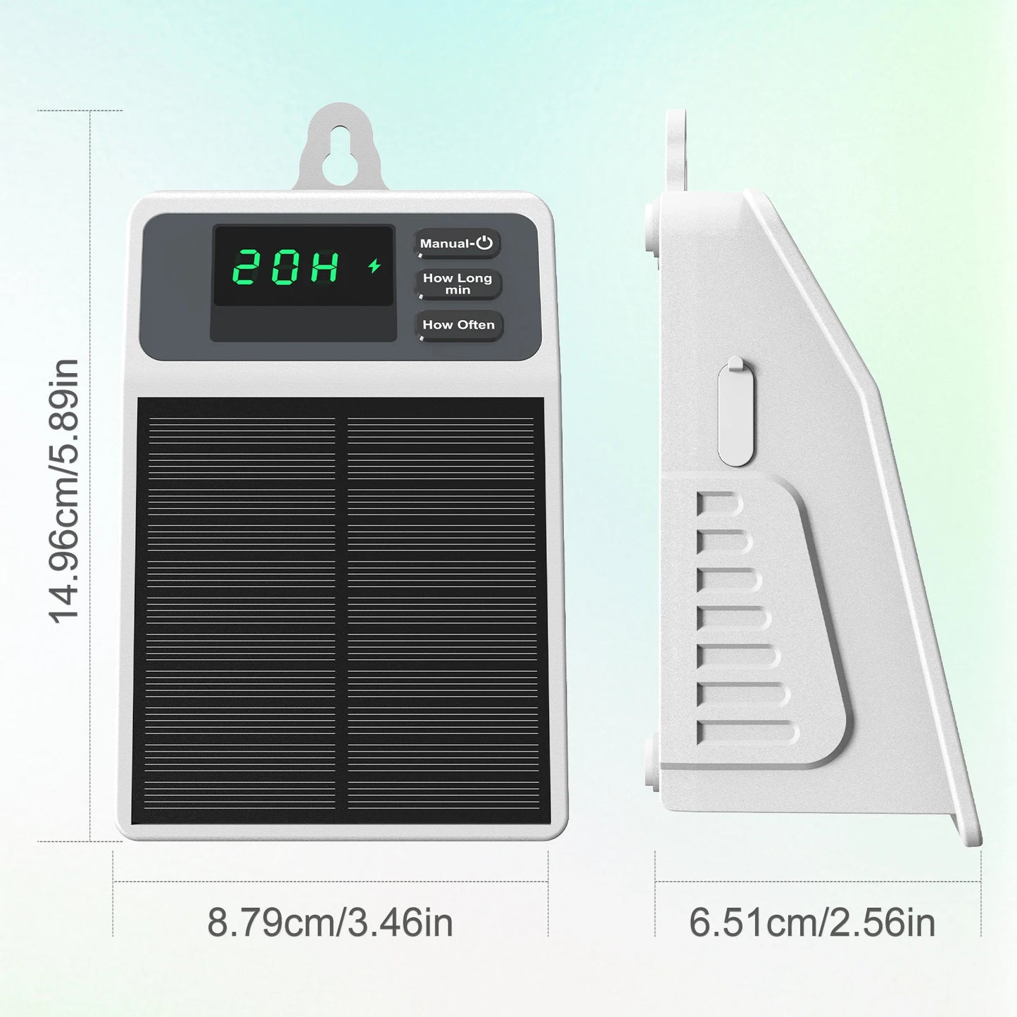INSOMA Solar Drip Irrigation Programmer Automatic Watering Plants Supplies for Greenhouse and Home Balcony Hang Plants Water Timer