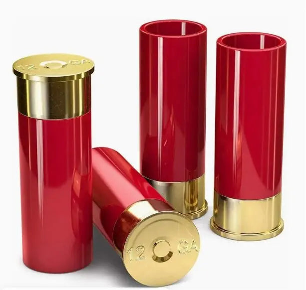 12 Gauge Shotgun Shell Shot Glass Set For Hunting Gift