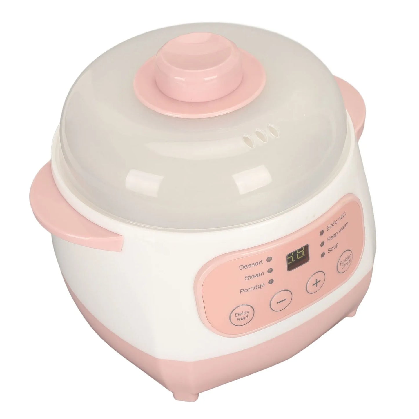 TOPINCN Ceramic Rice Cooker Stew Pot Anti Dry Burn Electric
