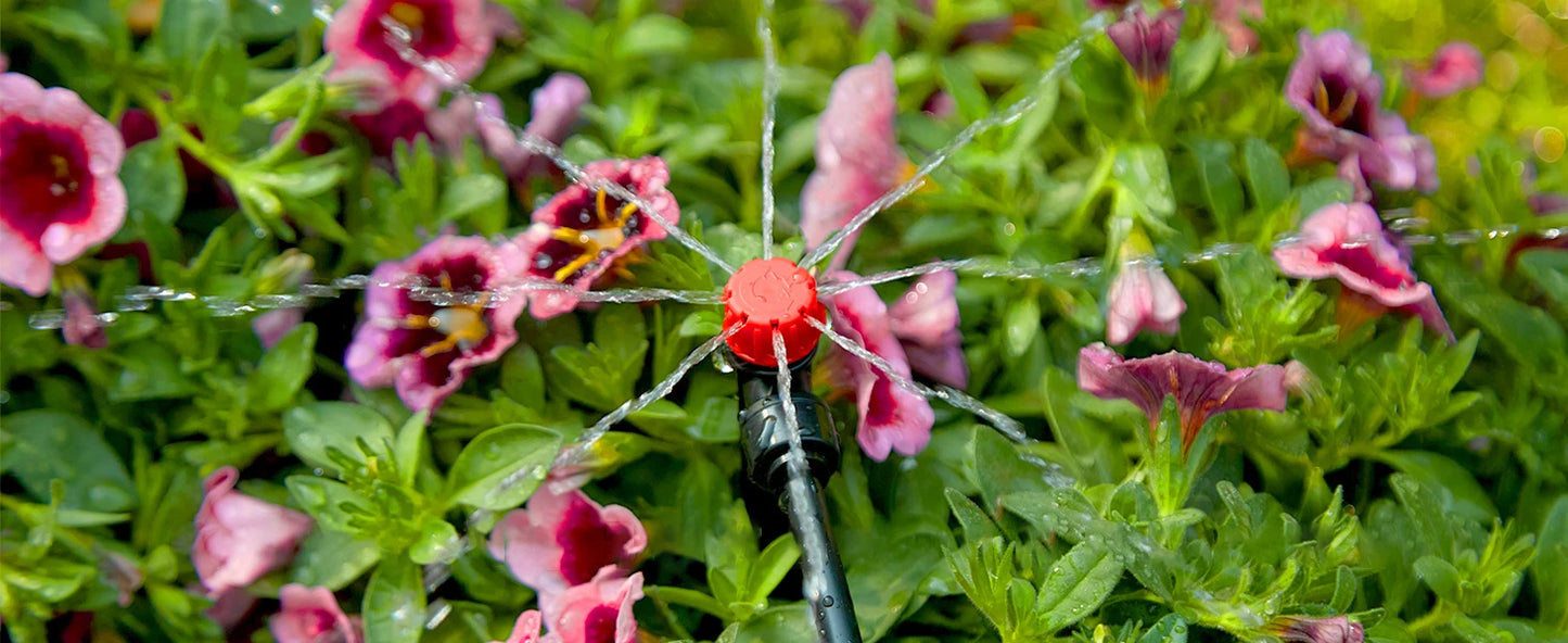 Drip Irrigation Kit for Garden Plants With Hose And Emitters