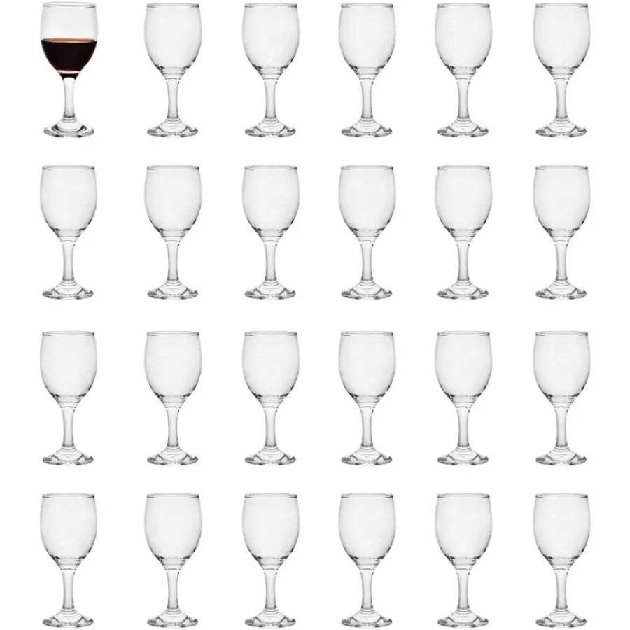 Nonedrinkware Set Of 24 Classic Small Wine Glasses