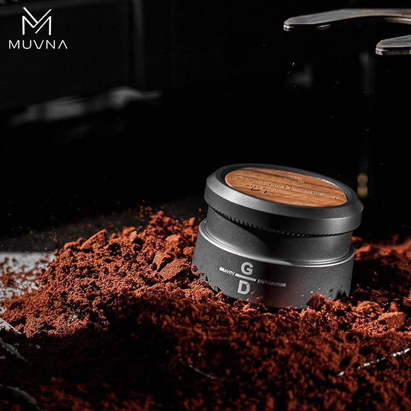 Espresso Tamper V2 Slow Rebound Stainless Steel Ripple Base Tamper