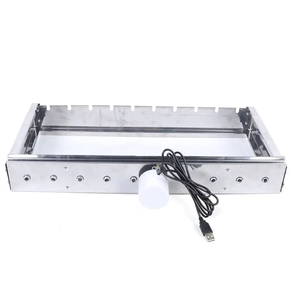 Kebab Automatic Rotating Rotisserie BBQ Grill Shish Kabob Skewers Set 10 Holes