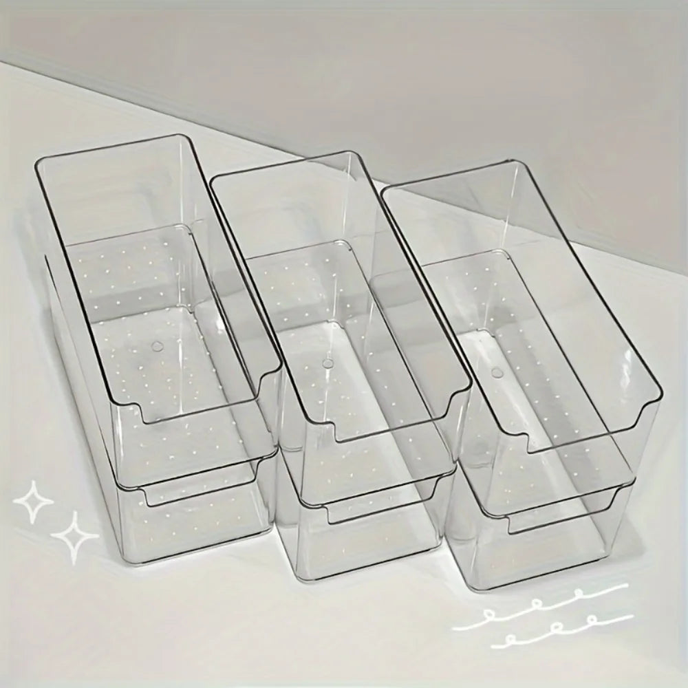 Multifunctional Transparent Storage Box for Home and Office
