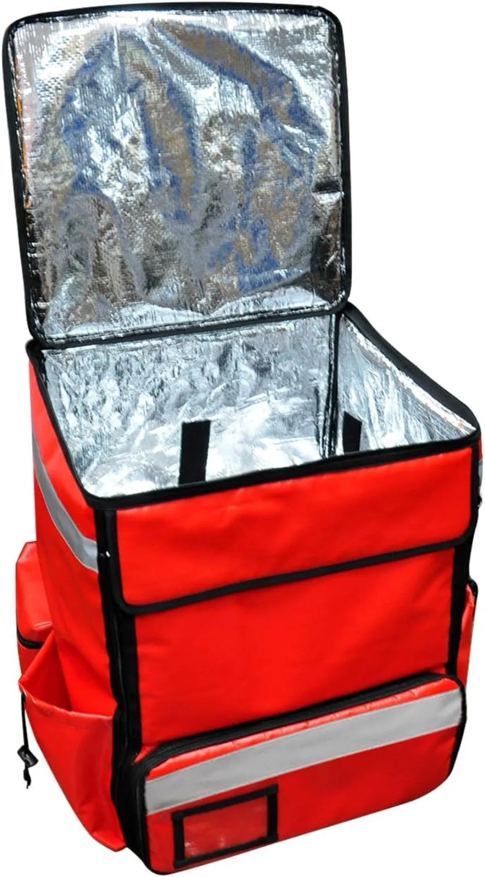 Insulated Food Delivery Backpack Expandable With Cup Holders Waterproof