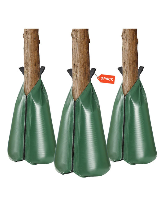 VEVOR Tree Watering Bag Refillable Tree Drip Irrigation Bags with Zipper Durable Tree Watering System for Deep Root Targeting