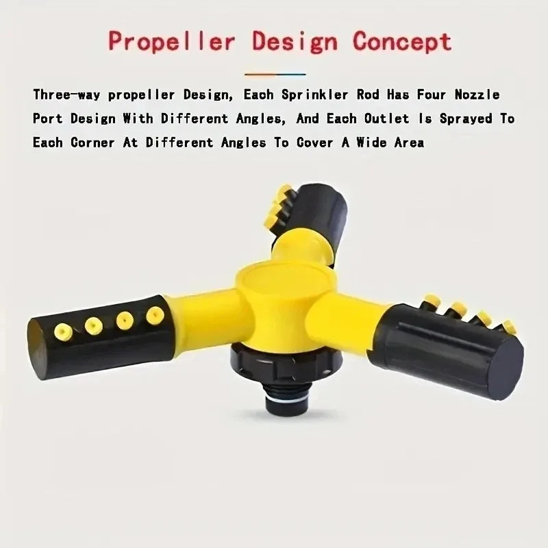 360 Degree Automatic Rotating Garden Sprinkler for Lawn Irrigation