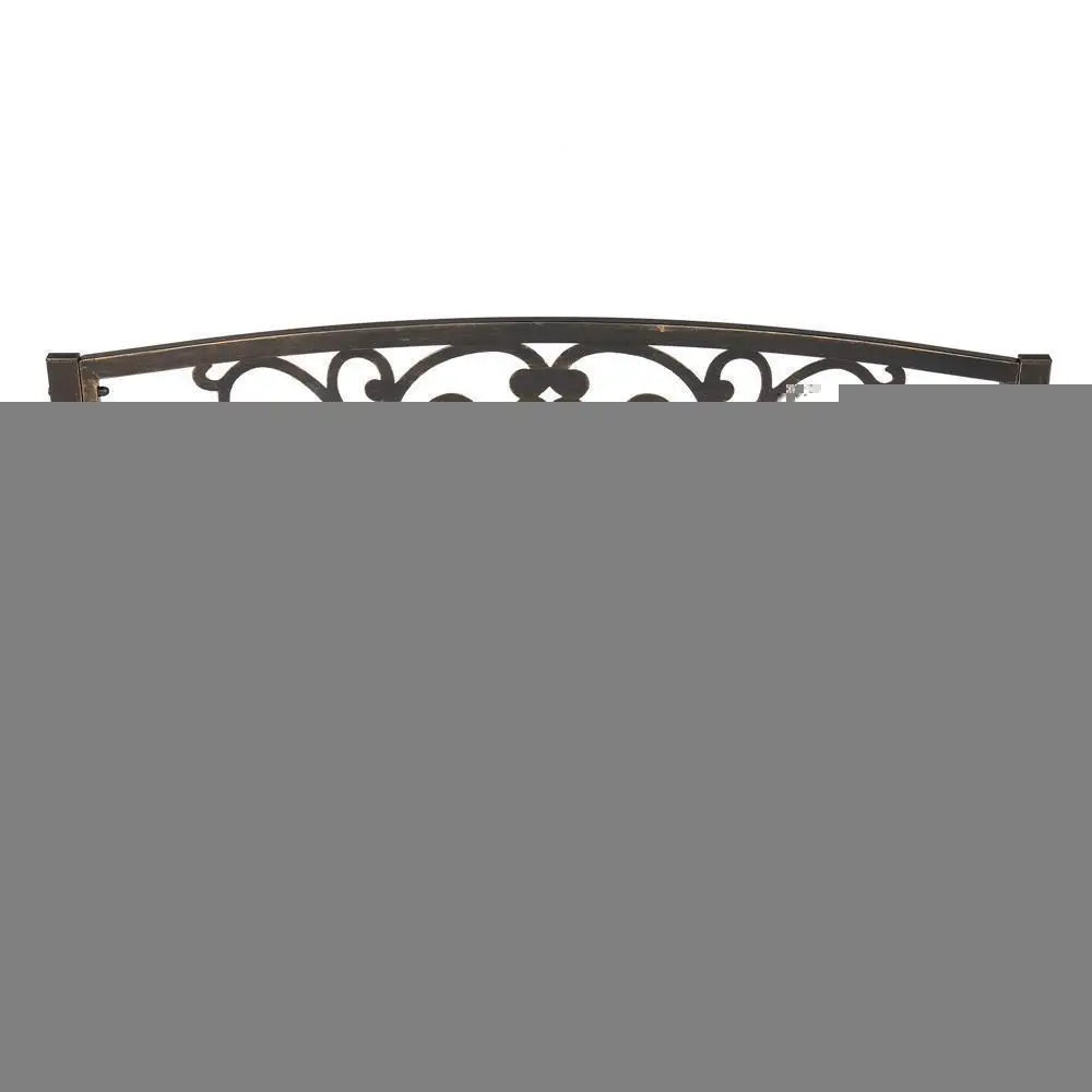 Unbranded Cast Iron 2 Person Patio Bench For Outdoor Use