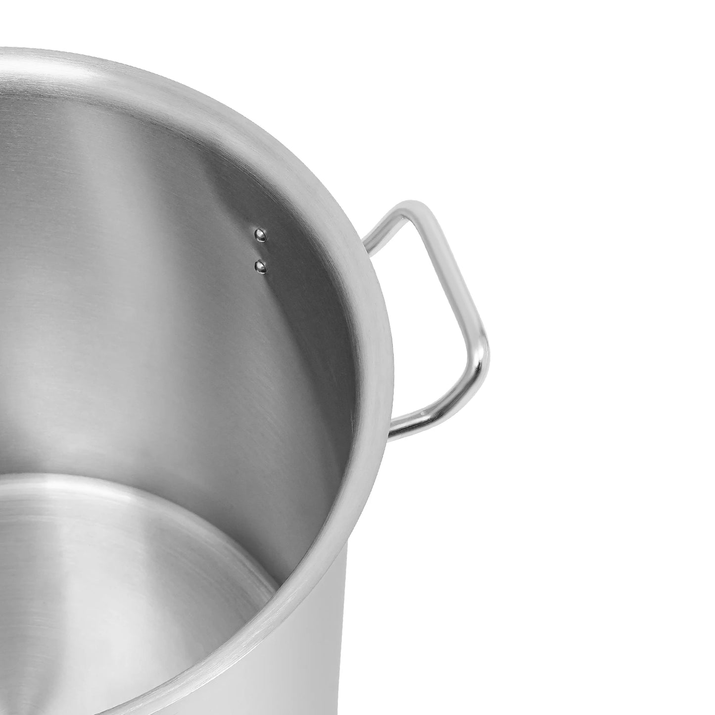 Stainless Steel Stock Pot With Lid For Family And Commercial Use