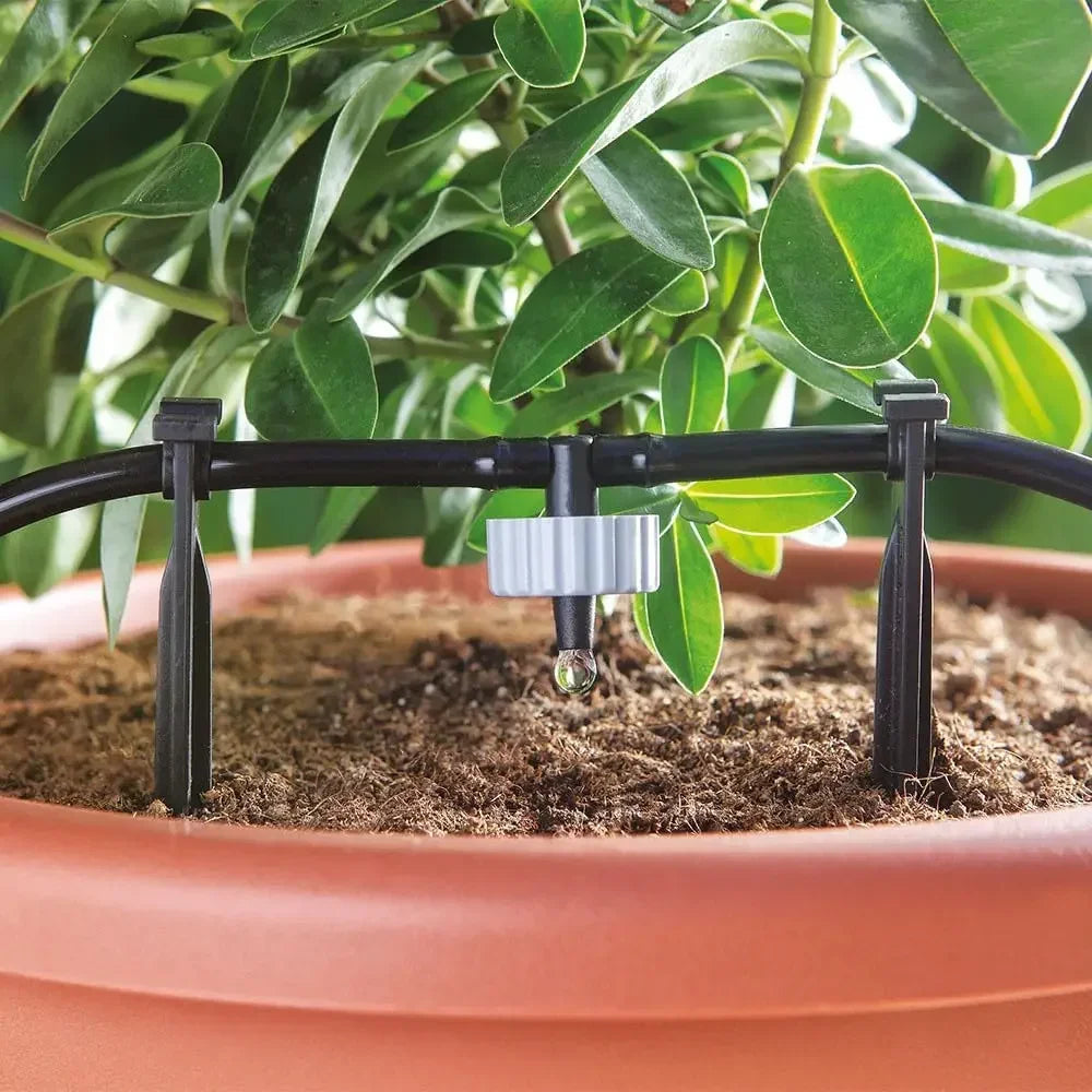 Aqua Magic Solar Drip Irrigation System Automatic Watering For 20 Outdoor Plants