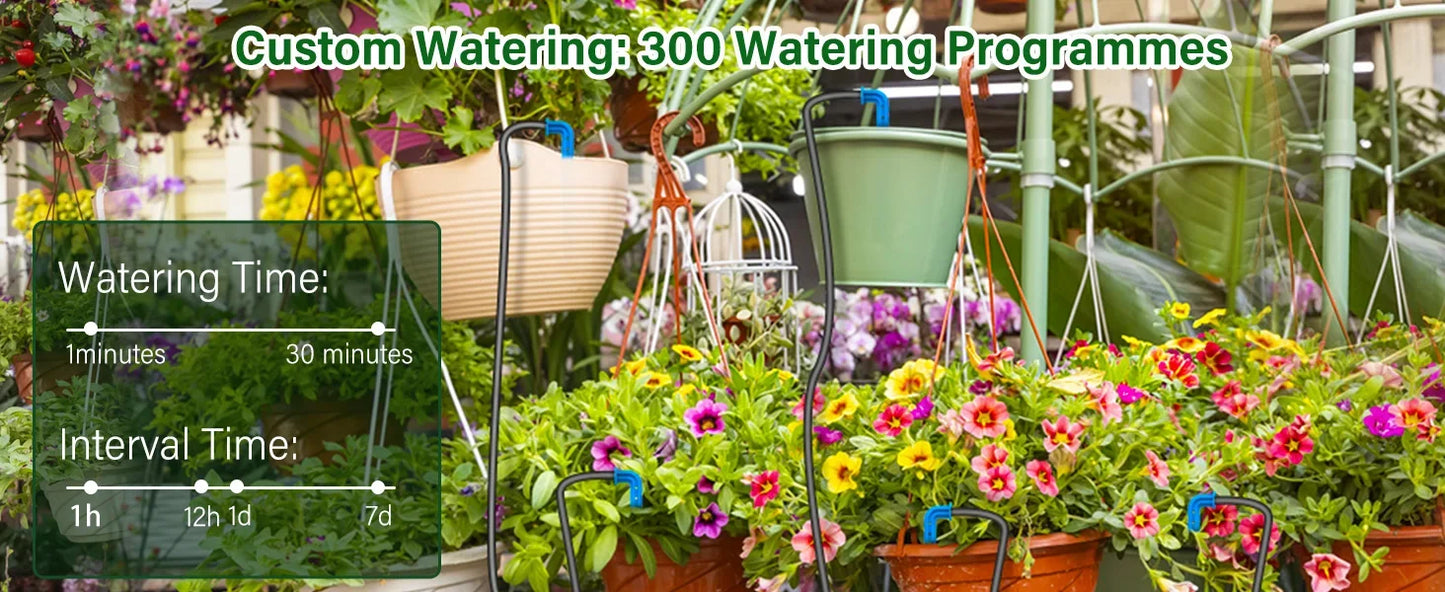 Solar Garden Irrigation System for Balcony with Automatic Drip Kit